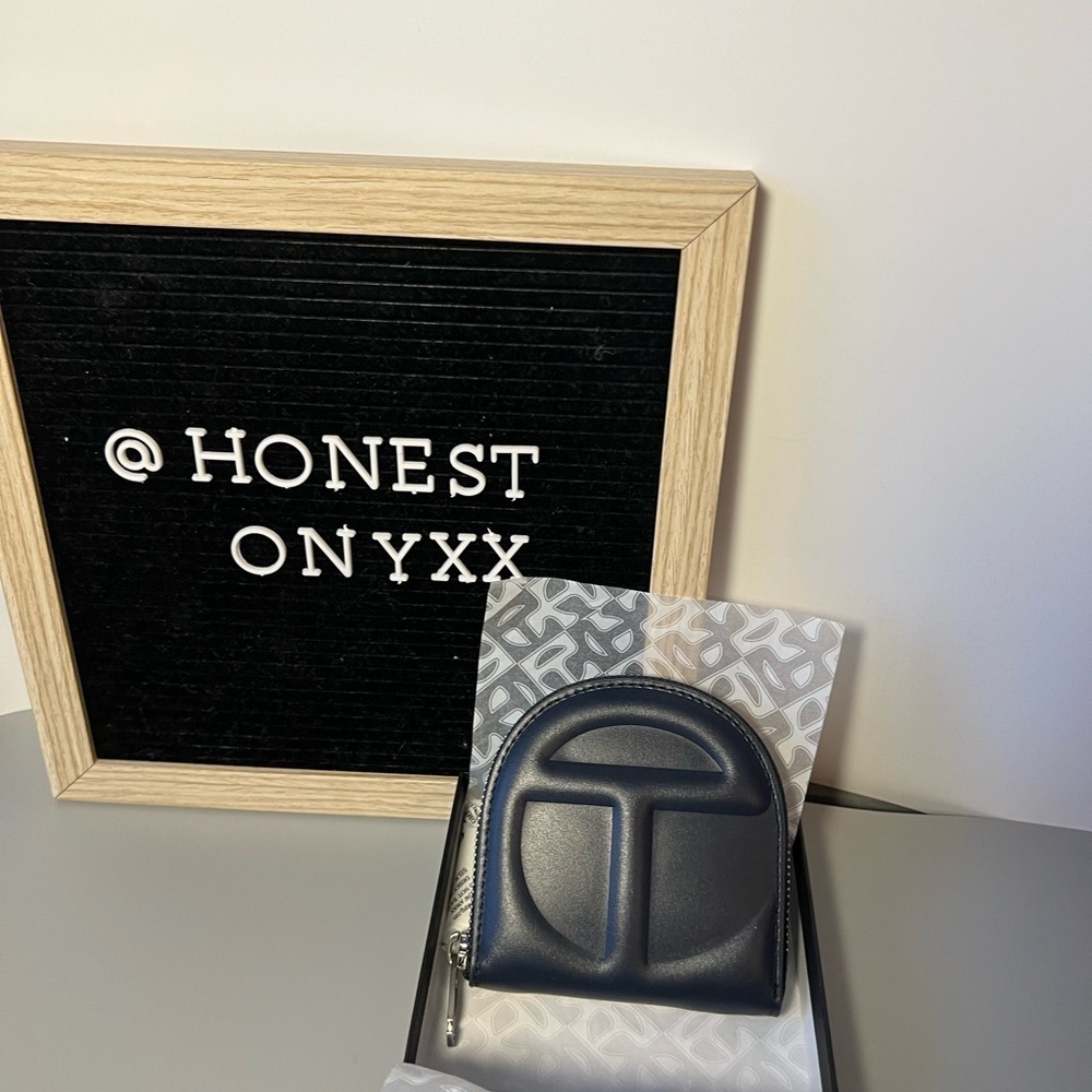 Navy Telfar wallet